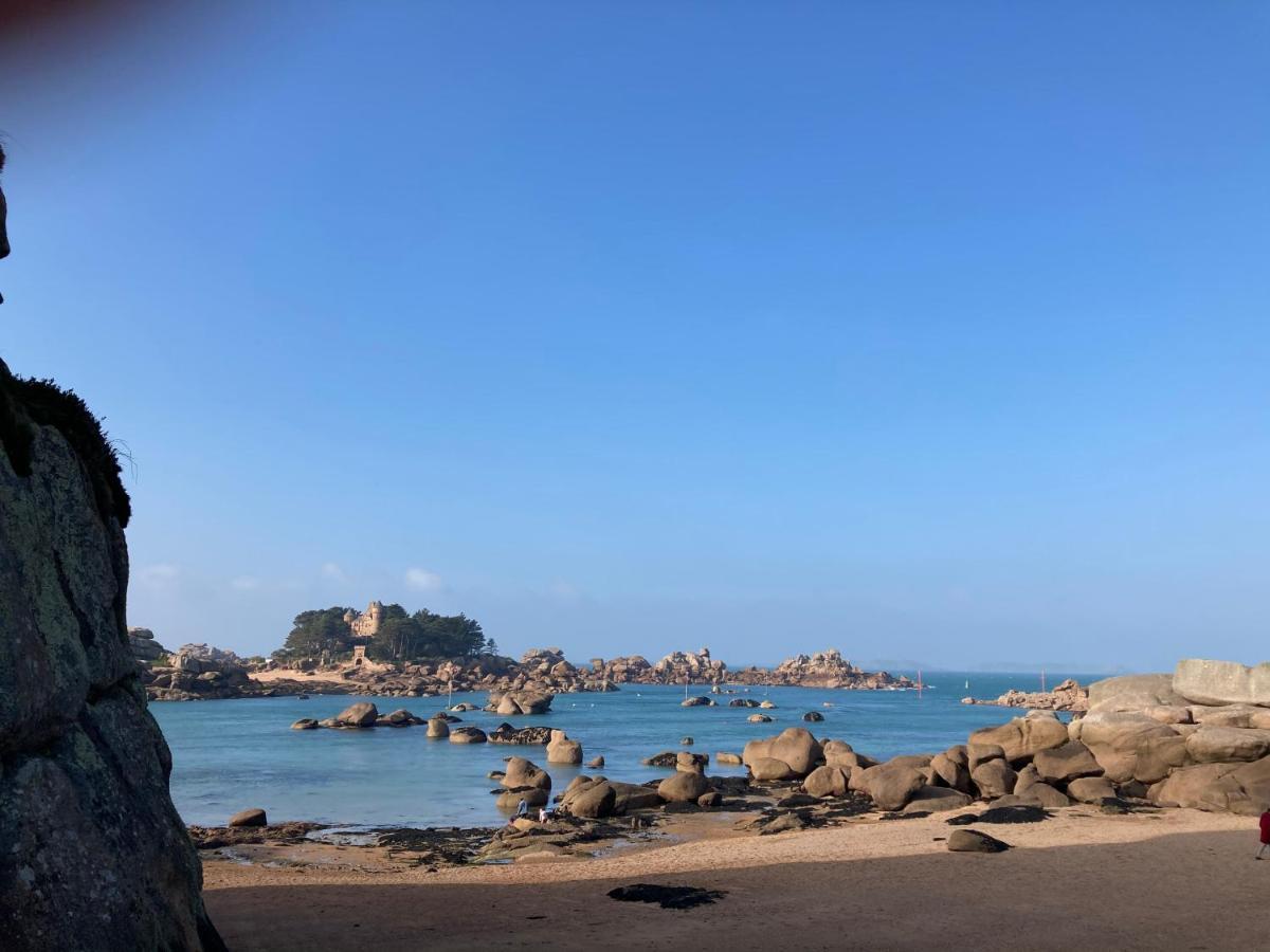 Les Hortensias A 50 M De La Plage De Trestraou Perros-Guirec Exterior foto